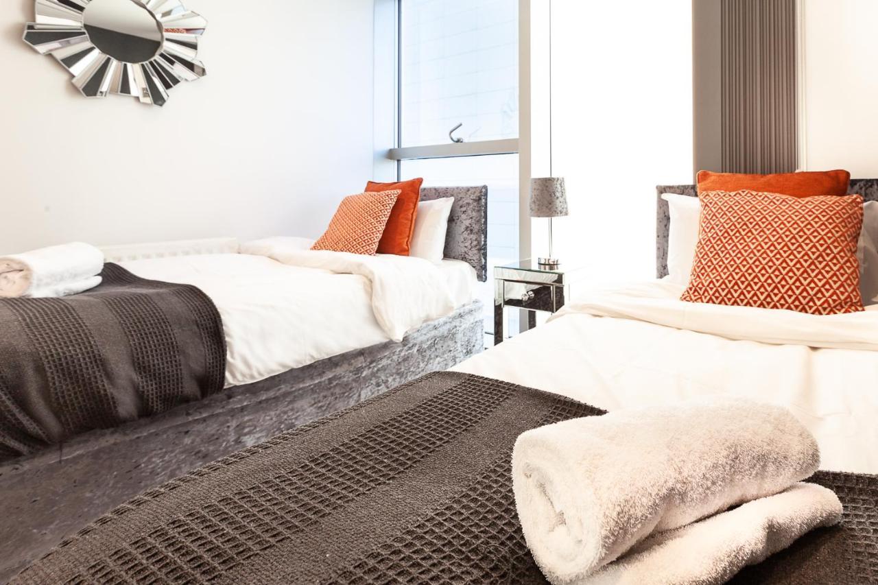 2 Bedroom 2 Bathroom Apartment In Central Milton Keynes With Free Parking And Smart Tv - Contractors, Relocation, Business Travellers Exteriör bild