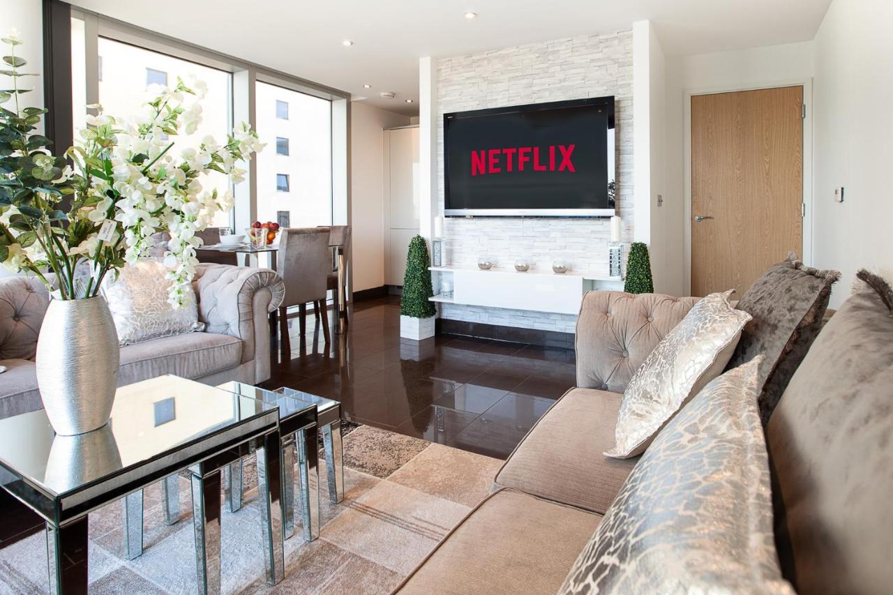 2 Bedroom 2 Bathroom Apartment In Central Milton Keynes With Free Parking And Smart Tv - Contractors, Relocation, Business Travellers Exteriör bild